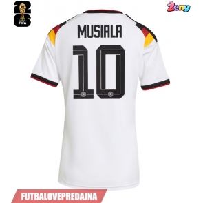 Lacne Ženy Futbalové dres Nemecko Jamal Musiala #10 MS 2026 Krátky Rukáv - Domáci